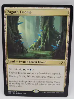 MTG Zagoth Triome NM Ikoria IKO Rare Tri Land Cycling EDH Mana Fixing - Image 1