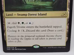 MTG Zagoth Triome NM Ikoria IKO Rare Tri Land Cycling EDH Mana Fixing - Image 3