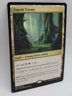 MTG Zagoth Triome NM Ikoria IKO Rare Tri Land Cycling EDH Mana Fixing - Image 5