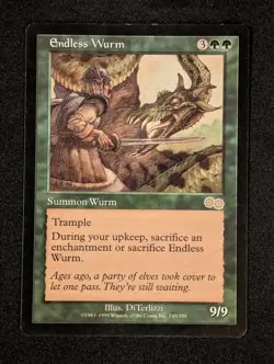 Endless Wurm [Urza's Saga]- MTG Magic the Gathering - NM - Image 1