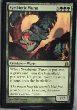 Symbiotic Wurm - Commander: #174, Magic: The Gathering Nm R154 - Image 1