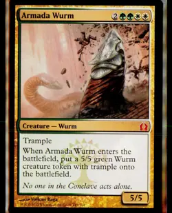 Return to Ravnica #143 Armada Wurm - Image 1