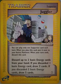 Juggler 126 Uncommon Aquapolis Pokemon Lightly Played - Image 1