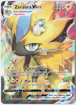 Pokemon *Zeraora VMAX X1 Ultra Rare* NM GG42/GG70 Crown Zenith: Galarian Gallery - Image 1