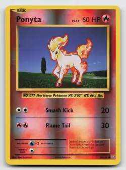 Ponyta 19/108 XY Evolutions Reverse Holo Pokemon LP - Image 1