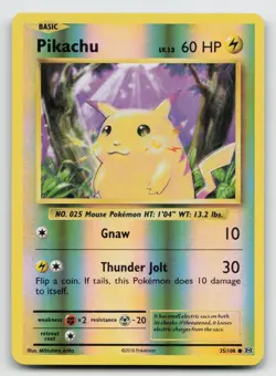 Pikachu 35/108 XY Evolutions Reverse Holo Pokemon NM - Image 1