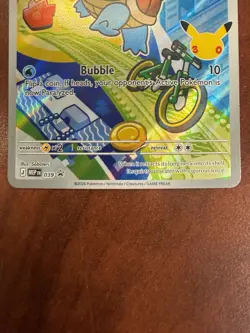 Pokemon Squirtle 039 MEP Promo Stamped Holo Basic Card 80 HP 10 Attack - Image 2