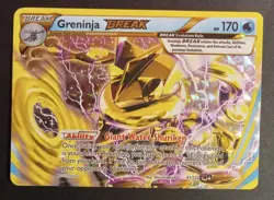 Pokemon TCG Greninja BREAK 41/122 XY BREAKpoint Holo Rare NM-/LP+ - Image 1