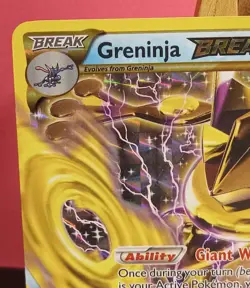 Pokemon TCG Greninja BREAK 41/122 XY BREAKpoint Holo Rare NM-/LP+ - Image 4