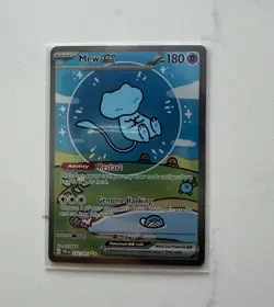 “Mew ex SIR - Paldean Fates - Near Mint Pokemon Card” - Image 1