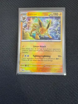 Jolteon (Poke Ball Pattern) 029/131 Holo SV: Prismatic Evolutions Pokemon NM - Image 1