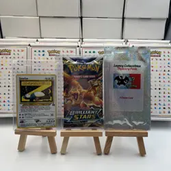 Pokemon TCG:1x Brilliant Stars SEALED Booster + 1x Legacy Mystery Booster Pack - Image 1