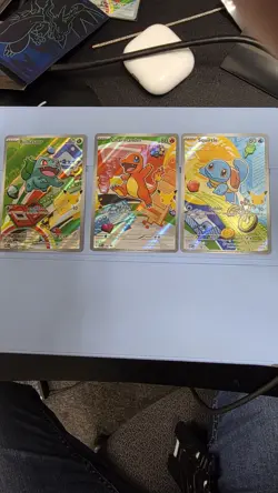 Pokemon TCG First Partner Illustration Collection Series 1 Kanto GEN 1 Starters - Image 1