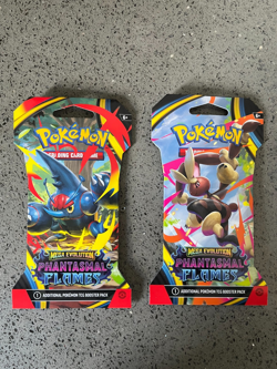 Pokemon TCG - PHANTASMAL FLAMES - Sleeved Booster Per/Pack. - Image 1