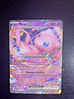 Pokemon TCG Mew EX Double Rare 151/165 Scarlet & Violet 151 NM - Image 1