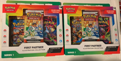 LOT OF 2 POKEMON TCG FIRST PARTNER ILLUSTRATION COLLECTION FACTORY SEALED NEW - Image 1