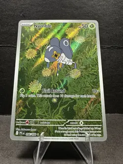 Pokemon Nymble 096/094 Illustration Rare Holo – Phantasmal Flames – NM/M - Image 1