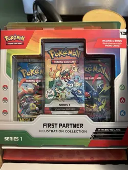Pokemon TCG First Partner Illustration Collection Series 1 New Sealed - Image 1