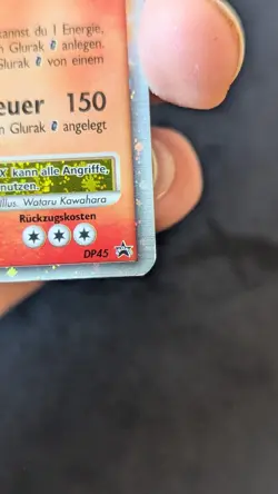 Pokemon TCG Karte - Glurak G LV.X Holo DP45 Black Star Promo Deutsch - Image 4