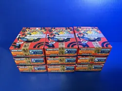 POKEMON POKEDEX Vol. 1 STICKER PACK - GOLD STAR FOIL RED BOX - Lot Of 9 Boxes - Image 1