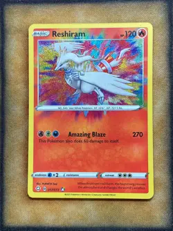 Pokemon Reshiram 017/072 Shining Fates Amazing Rare NM - Image 1