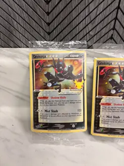 Pokemon Greninja Gold Star Promo Holo SWSH144 Celebrations SEALED NM LOT OF 4! - Image 2