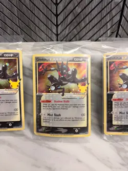 Pokemon Greninja Gold Star Promo Holo SWSH144 Celebrations SEALED NM LOT OF 4! - Image 4