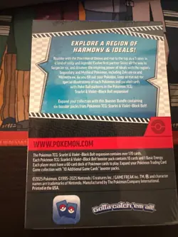 pokemon black bolt booster bundle sealed - Image 3
