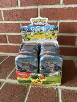 Pokemon TCG Ascended Heroes Mini Tin Display AND Lot Of 10 Mini Tins - Image 1
