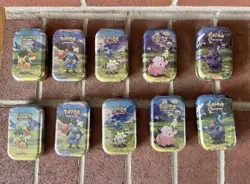 Pokemon TCG Ascended Heroes Mini Tin Display AND Lot Of 10 Mini Tins - Image 5