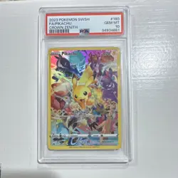 Pokemon Pikachu 160/159 Crown Zenith Secret Rare Full Art Holo PSA 10 2023 - Image 1