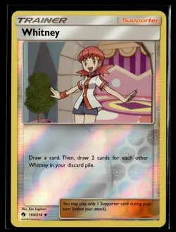 Pokemon TCG SM - Lost Thunder #193/214 Whitney REVERSE HOLO - Image 1