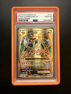 2016 POKEMON XY FA/M CHARIZARD EX EVOLUTIONS 101/108 PSA 10 GEM MINT ✨ - Image 1