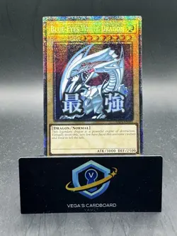 YuGiOh RA05-EN085 | Blue-Eyes White Dragon | Starlight Rare | 1st Edition Stamp - Image 1