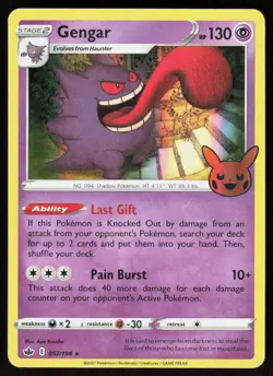 Gengar 057/198 Holo Promo Trick or Trade BOOster Pokemon Holo Near Mint - Image 1