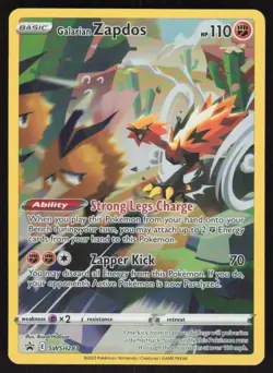 Galarian Zapdos SWSH283 Holo Promo Sword & Shield Promo Pokemon Near Mint - Image 1
