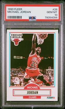 1990-91 Fleer - Michael Jordan #26 PSA 10 - Image 1