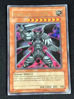 YUGIOH DARK LUCUIS LV8 CDIP-EN011 ULTRA HP/CREASES - Image 1