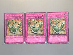 yugioh 3X Drastic Drop Off PTDN-EN074 Ultimate unlimited Ed near mint play set - Image 3