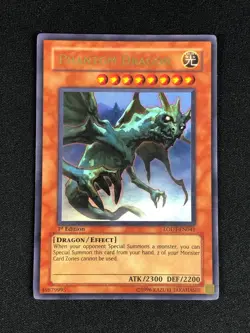 YUGIOH PHANTOM DRAGON LODT-EN041 1ST ULTRA PLAYED/EDGE WEAR - Image 1