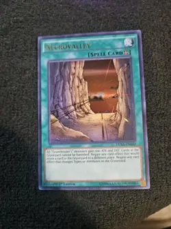 Yugioh Necrovalley DUSA-EN050 Ultra Rare 1st Ed LP - Image 1