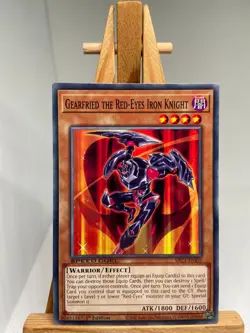Gearfried The Red-Eyes Iron Knight - 1st Edition SBC1-ENI05 - NM - YuGiOh - Image 1
