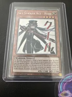 Yu-Gi-Oh RA05-EN133 Sky Striker Ace- Roze Alt Art Starlight Rare 1st Ed Mint - Image 1