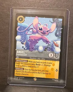 ✨ Angel – Experiment 624 #191/204 – Winterspell Foil Disney Lorcana | CLEAN@@ ✨ - Image 1