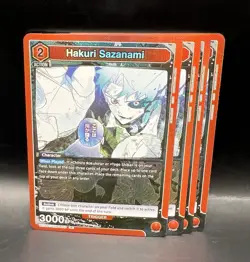 Hakuri Sazanami 048 R Union Arena UE16BT: Kagurabachi Playset X4 - Image 1