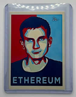 Vitalik Buterin Limited Edition Artist Signed “Ethereum” Trading Card 4/10 - Image 1