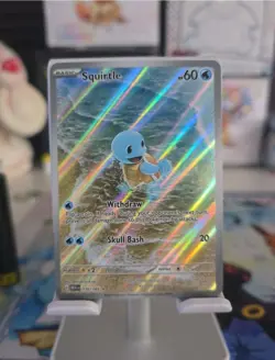 Pokemon Squirtle TCG Illustration Rare Scarlet & Violet 151 NM 170/165 - Image 1