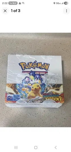 Pokemon TCG Scarlet & Violet Surging Sparks Booster Box FACTORY SEALED- 36 packs - Image 1