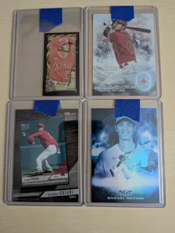 Lot of 4 Shohei Ohtani Cards - Image 1