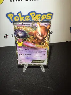 Pokemon Mewtwo EX 54/99 Celebrations: Classic Collection Holo card - Image 1